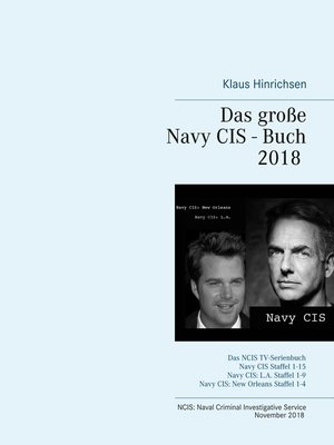 cover image of Das große Navy CIS--Buch 2018